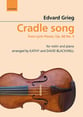 Cradle Song Violin and Piano EPRINT cover